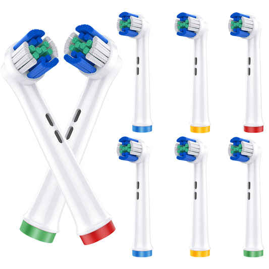 OFTY Replacement Toothbrush Heads Compatible with Oral B Braun, 8 Pack, EB-20X